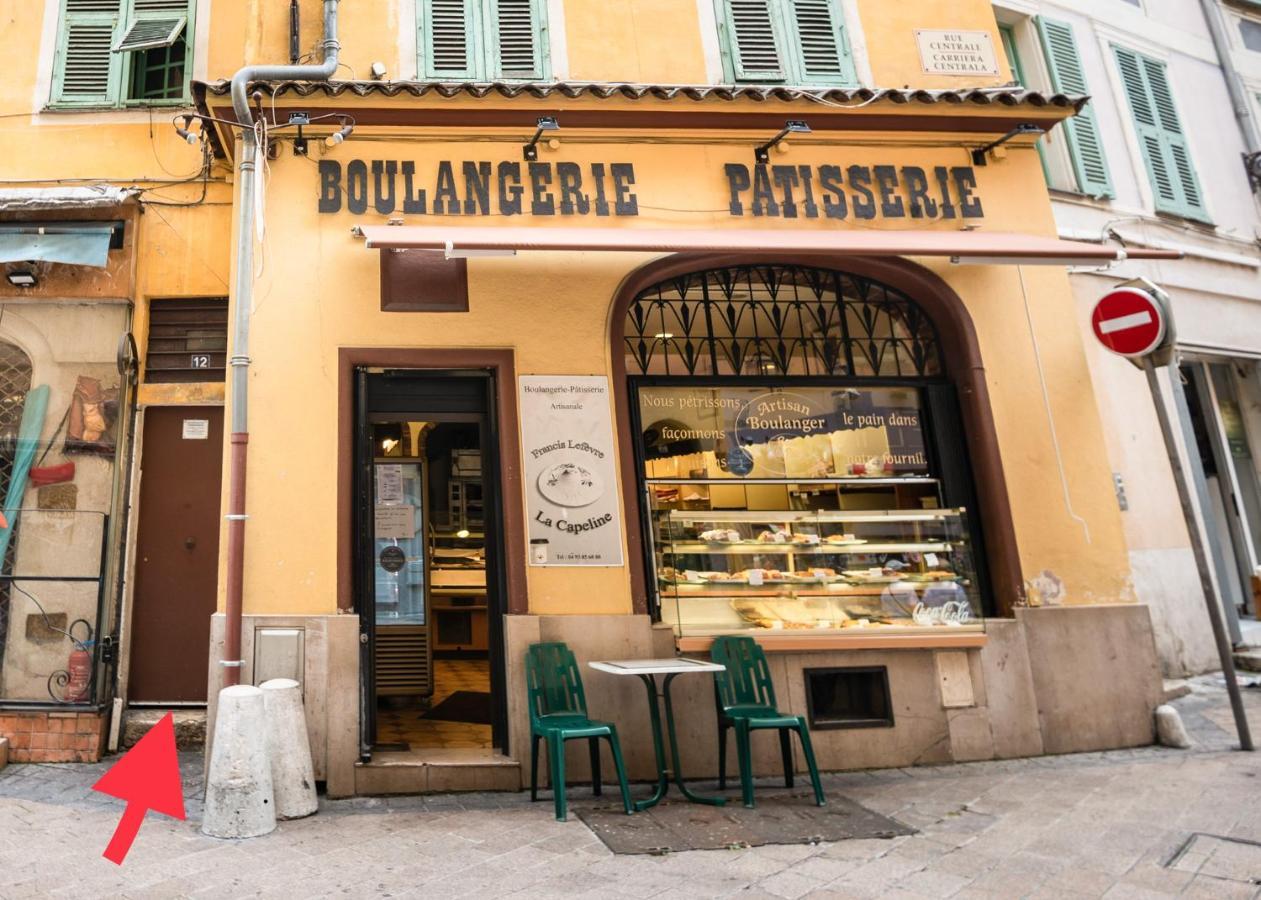 Papa Riviera - Nice Old Town - 1-3 Pers Exteriör bild